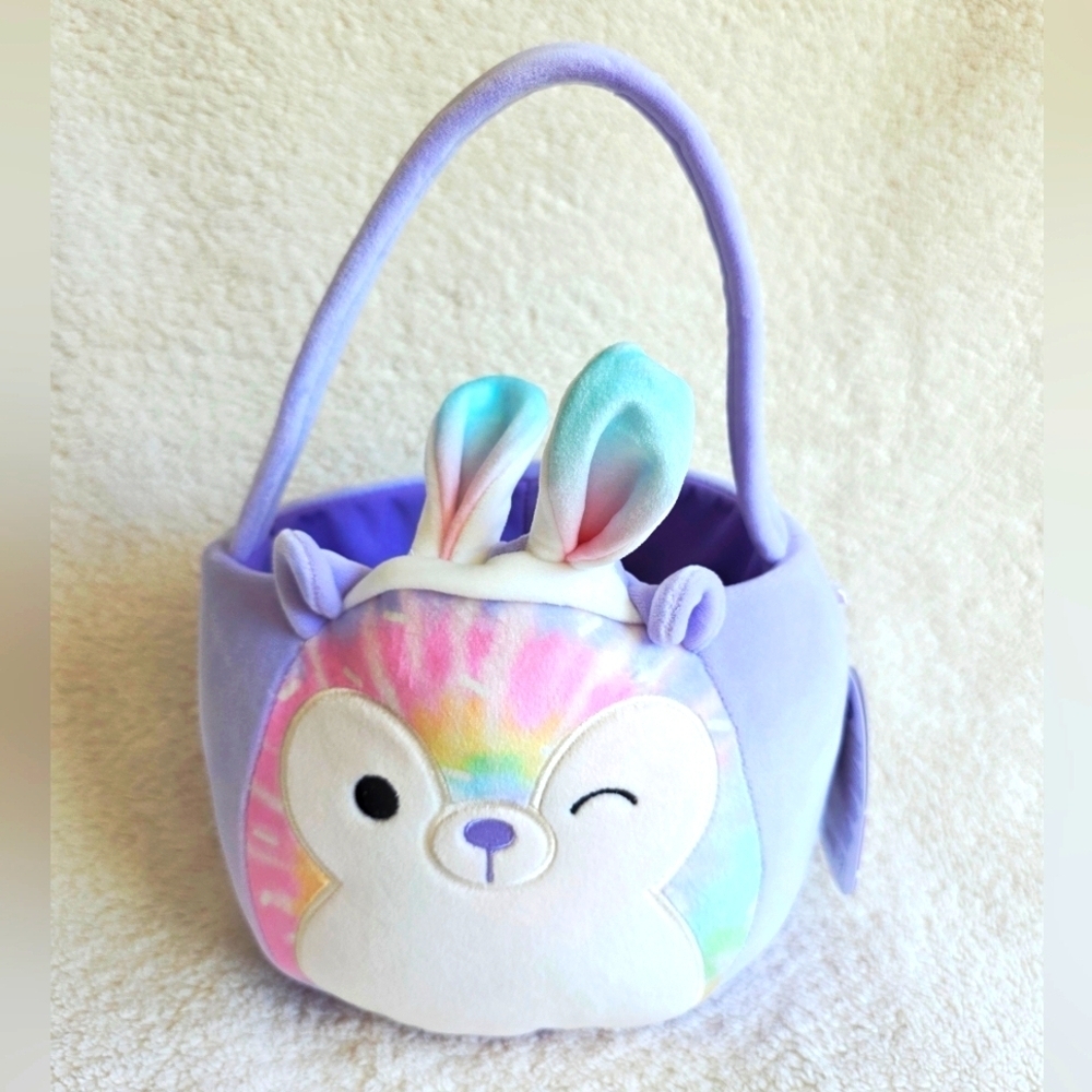 New Squishmallows new release 2025 Hedgehog Babette Peeps Tie Dye Easter Basket